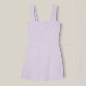 VS PINK Lilac Square-Neck Mini Dress